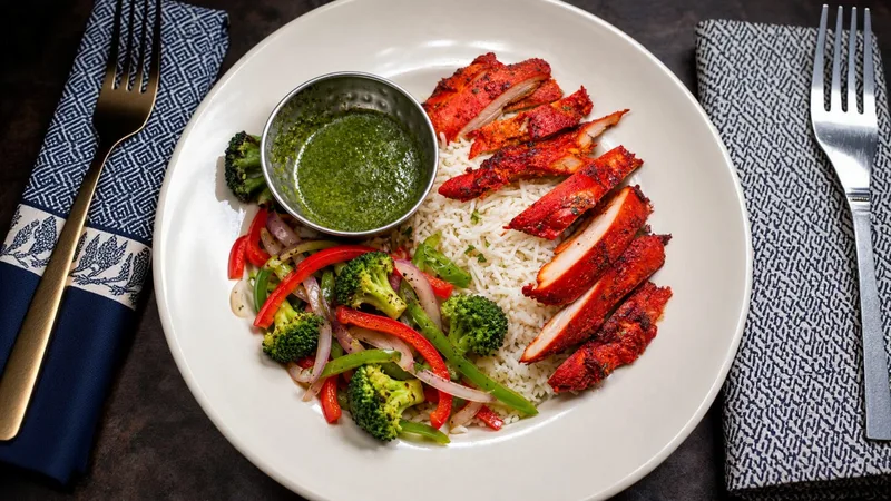 Chicken Tikka Health Bowl