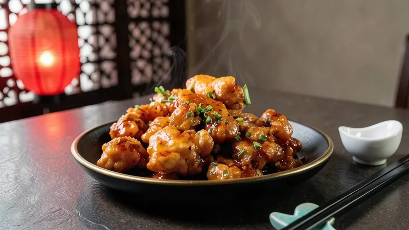 Halal Hot Honey Crispy Chicken at Wok & Karahi, Spring TX