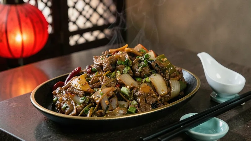 Halal Mongolian Beef at Wok & Karahi, Spring TX